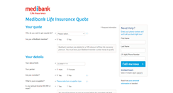 Desktop Screenshot of life.medibank.com.au