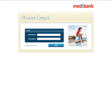 Tablet Screenshot of newesp.medibank.com.au